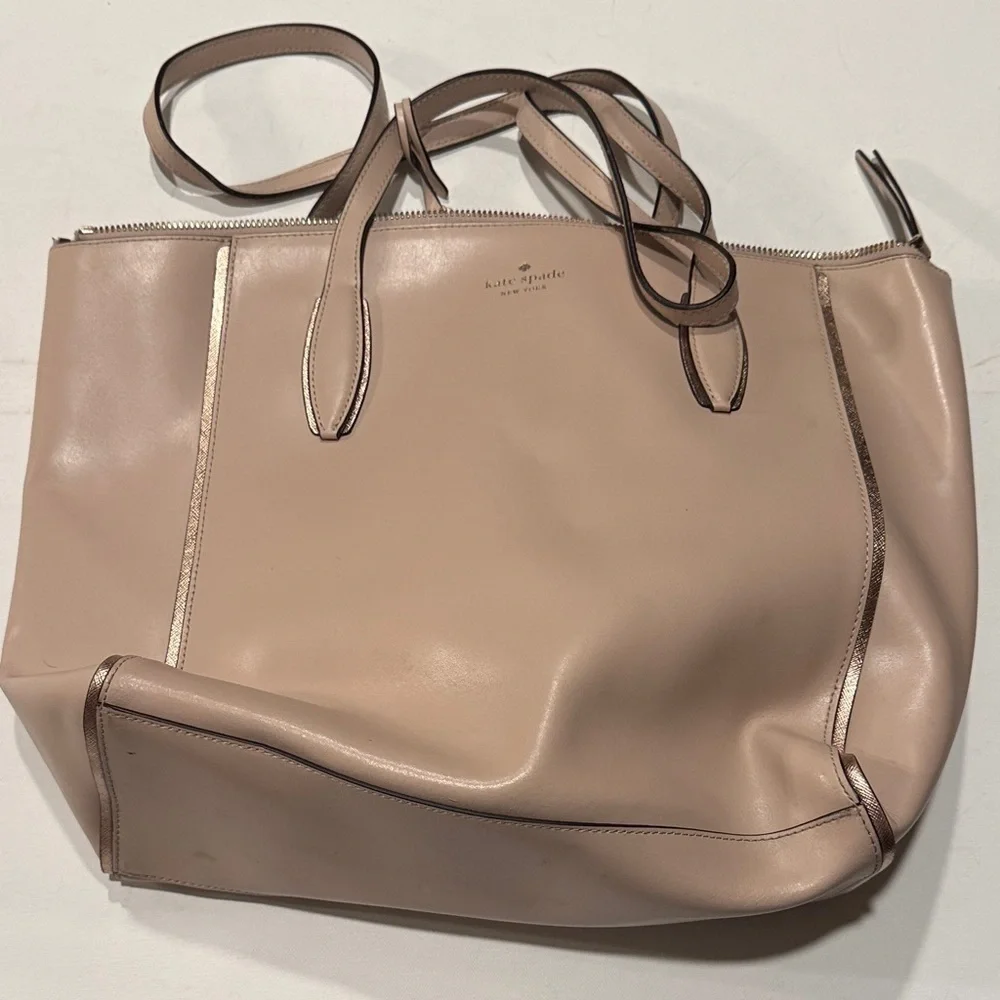Kate Spade Blush Pink Leather Tote
